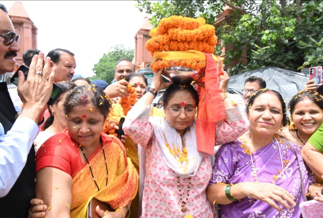 विधानसभा अध्यक्ष ने समरसता संकल्प अभियान की भव्य कलश यात्रा में की सहभागिता