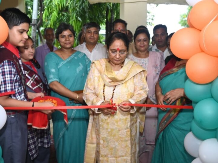 ऋतु खण्डूडी भूषण ने किया केंद्रीय विद्यालय किशनपुर में मेडिकल रूम का विधिवत उद्घाटन