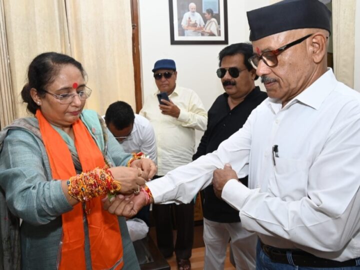 कोटद्वार क्षेत्रवासियों के साथ विधानसभा अध्यक्ष ऋतु खण्डूडी भूषण ने मनाया रक्षा बंधन