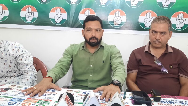 “लोकतंत्र बचाओ, देश बचाओ, वोट बचाओ, देश बचाओ” के नारों के साथ 8 अक्टूबर तक कांग्रेस चलाएगी जनजागरण अभियान – विकास नेगी