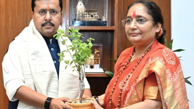 उत्तराखंड विधानसभा अध्यक्ष ऋतु खण्डूडी भूषण ने भाजपा के राष्ट्रीय अध्यक्ष नितिन नवीन से की शिष्टाचार भेंट