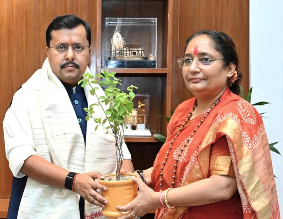 उत्तराखंड विधानसभा अध्यक्ष ऋतु खण्डूडी भूषण ने भाजपा के राष्ट्रीय अध्यक्ष नितिन नवीन से की शिष्टाचार भेंट