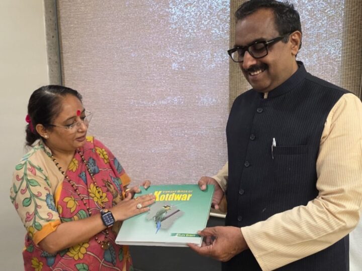 ऋतु खण्डूडी भूषण ने दिल्ली में की उत्तराखंड प्रदेश प्रभारी राम माधव से मुलाकात