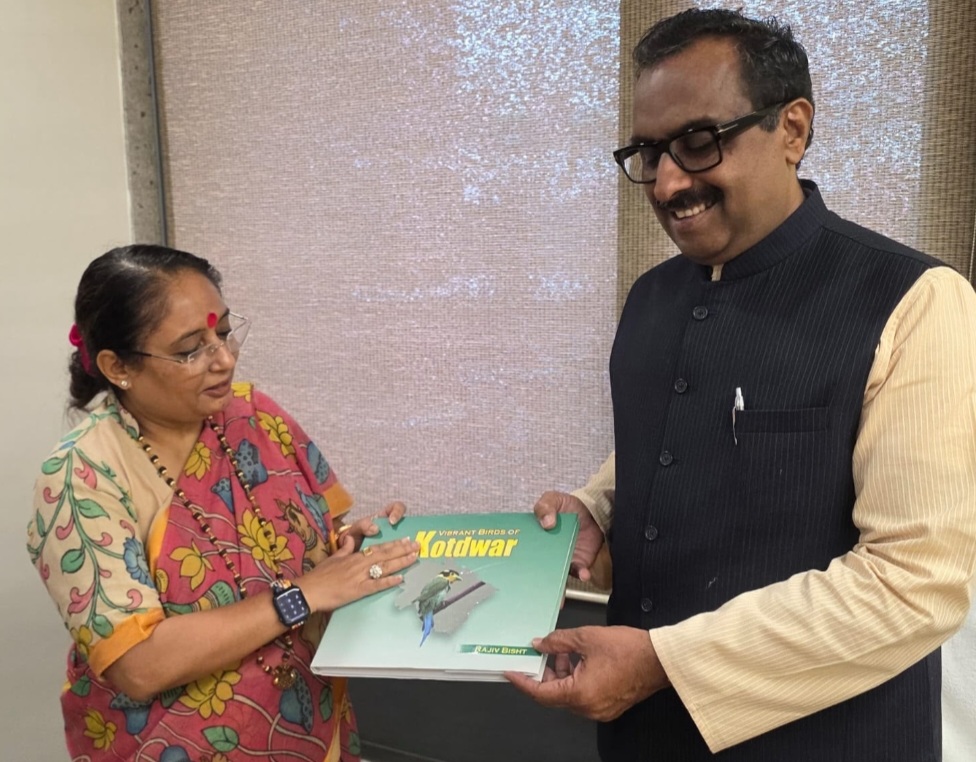 ऋतु खण्डूडी भूषण ने दिल्ली में की उत्तराखंड प्रदेश प्रभारी राम माधव से मुलाकात