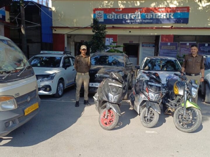यातायात नियमों के उल्लंघन पर 133 वाहन चालकों के हुए चालान