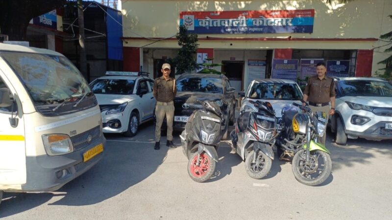 यातायात नियमों के उल्लंघन पर 133 वाहन चालकों के हुए चालान